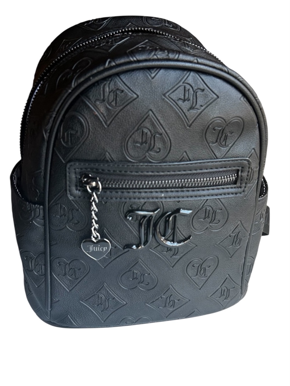 Juicy Couture Black Embossed Belt Bag